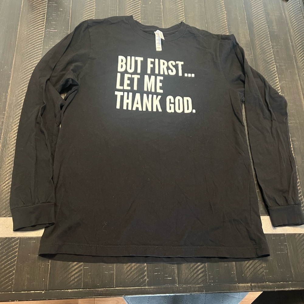 Bella Canvas Black Inspirational Long Sleeve Tee